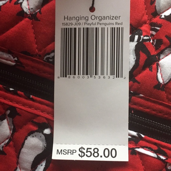 Vera Bradley Cosmetic Organizer Playful Penguins - Picture 7 of 7